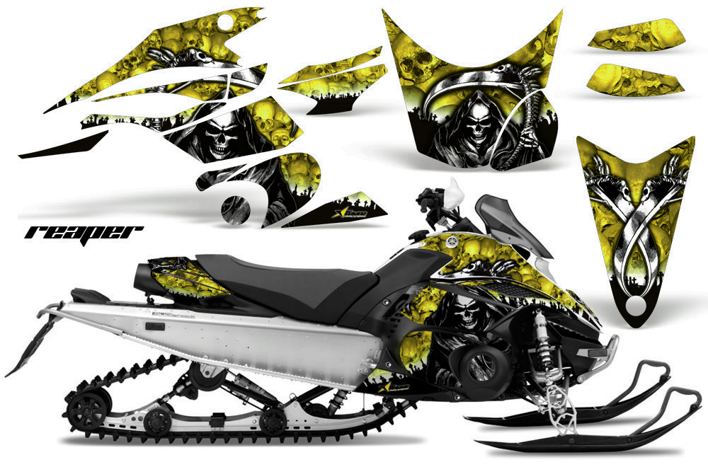 Yamaha FX Nytro Graphics Kit Reaper YELLOW